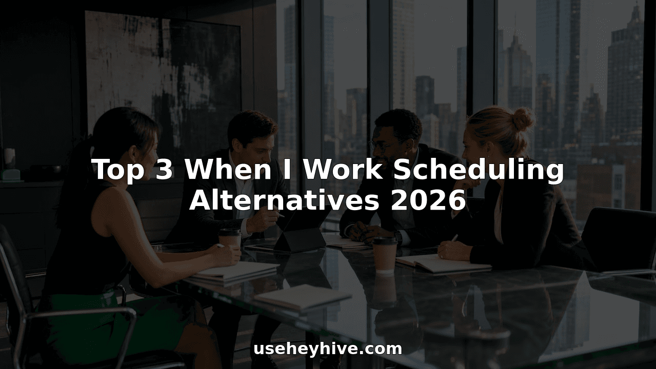 Top 3 When I Work Scheduling Alternatives 2026